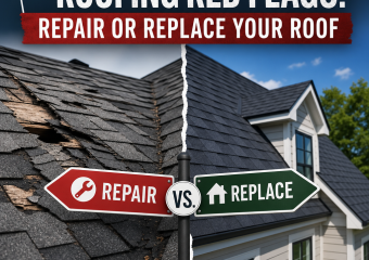 Roofing red flags guide comparing roof repair vs replacement options